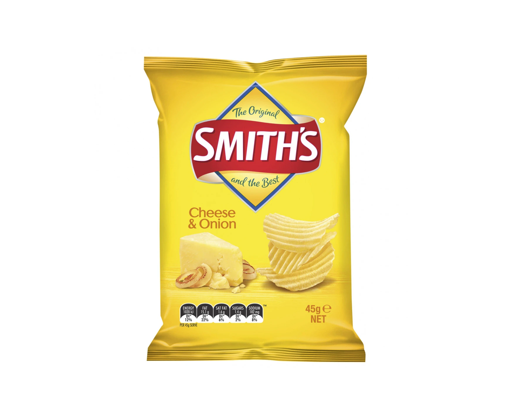 Smiths Cheese and Onion 45g x 18