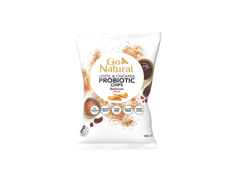 Go Natural Probiotic Chip Barbeque 100g x 5