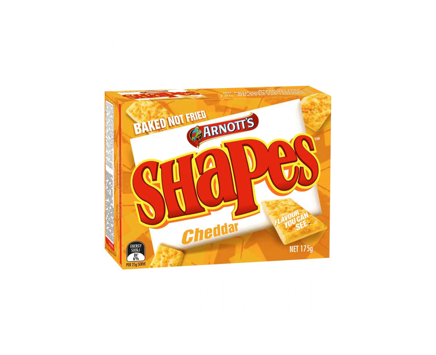 Arnotts Shapes Cheddar 175g