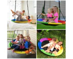 Costway Giant Tree Swing - 100cm / Rainbow / Yard Play Equipment