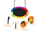 Costway Giant Tree Swing - 100cm / Rainbow / Yard Play Equipment