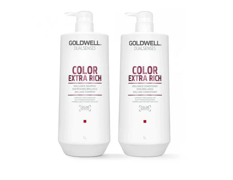 Goldwell Dualsenses Color Extra Rich 1Litre Shampoo & Conditioner Duo