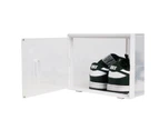 16PCS Large Plastic Shoe Boxes Aromatic Stackable Shoe Storage Sneaker Display Box Organiser