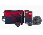 Melbourne Demons AFL Toiletries Gift Bag! Bag Body Wash Razor Soap Loofah