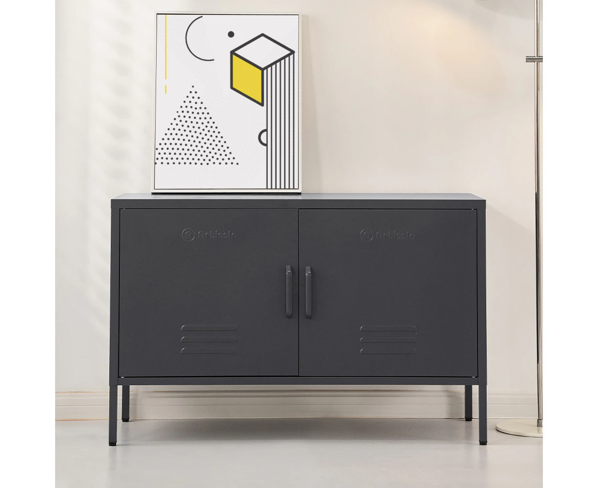 ArtissIn Buffet Sideboard Metal Cabinet - BASE Charcoal