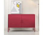 ArtissIn Buffet Sideboard Metal Cabinet - BASE Pink