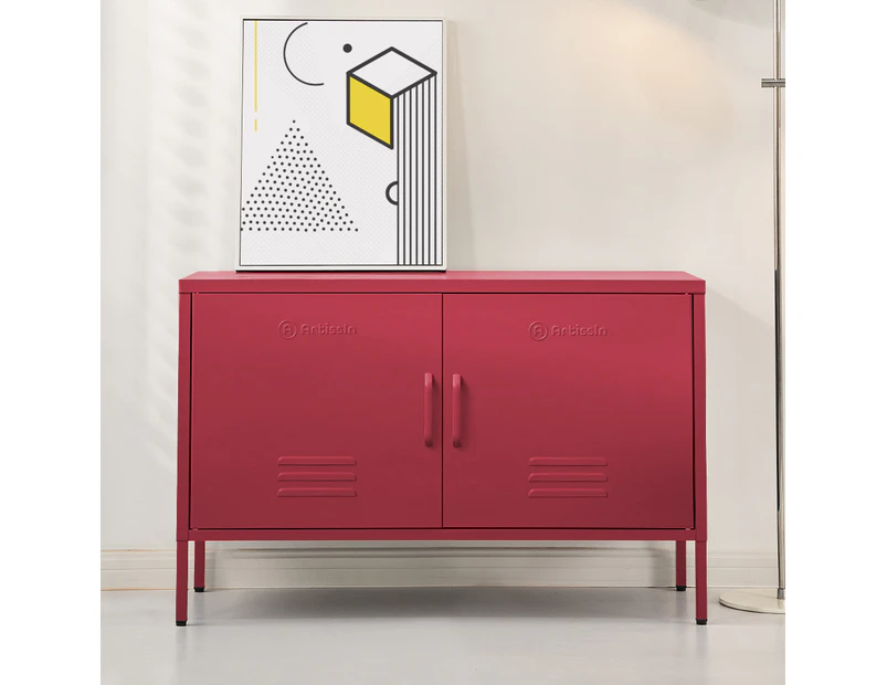 ArtissIn Buffet Sideboard Metal Cabinet - BASE Pink