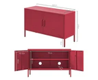 ArtissIn Buffet Sideboard Metal Cabinet - BASE Pink