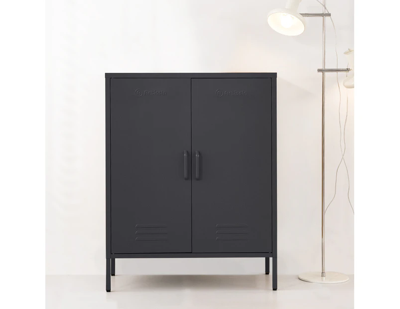 ArtissIn Buffet Sideboard Metal Cabinet - SWEETHEART Charcoal