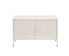 ArtissIn Buffet Sideboard Metal Cabinet - BASE White