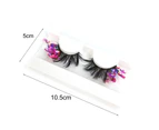 1 Pair False Eyelashes 3D Effect Extending Hairs Thick Professional Makeup Individual Cluster Eyelashes for Female-1