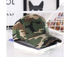 Men Women Outdoor Sports Camouflage Print Baseball Cap Snapback Hip Hop Sun Hat Grey