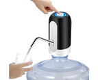 Electric Water Bottle Pump Dispenser Drinking USB Button Black Drinking USB