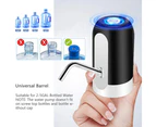 Electric Water Bottle Pump Dispenser Drinking USB Button Black Drinking USB