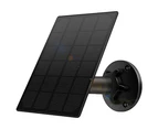 Solar Panel for Rechargeable Battery Outdoor Camera,with Micor USB+Type C , 3M Charging cable, 5V 4W