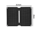 Portable Solar Panel Charger WaterproofFoldable Solar Panel Outdoor Hiking Camping Backpacking
