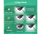 Outdoor Solar Lights 2 Pack 162 Leds [Green Version 2200Mah] Motion Sensor Outdoor Solar Lights