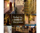 10m 100 LED Fairy String Christmas Light Copper Wire Outdoor Waterproof Garden Decor