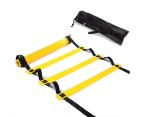 Agility Ladder Adjustable Agility Ladder Speed Training Equipment 10 Ring With Carrying Bag Physical Training Ladder
