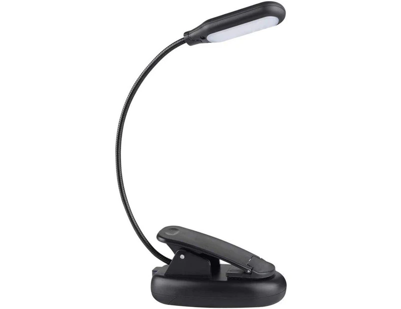 Rechargeable Book Light, LED Clip on Reading Light for Book In Bed, 3 Color 3 Brightness