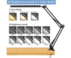 Long Arm Folding Desk Lamp LED Clip Robot Arm Lamp