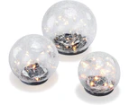 3 Pieces Of Lawn Light Ball (10Cm+12Cm+15Cm)