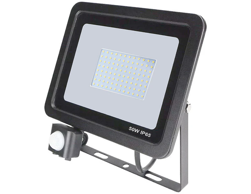 AVOL LFL-H50-CS  50W Sensor LED Flood Light 4000Lm Ip65 Ba17