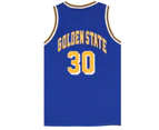 New Men's Basketball Jersey Sports T Shirt Tee Vest Tops Gym Chicago Los Angeles - Blue - Golden State 30