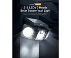 BlitzWolf BW-OLT7 218 LEDs 3 Heads Solar Power Sensor Wall Light Rotatable Angle
