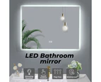 LED Bathroom Mirror Rectangle Silver