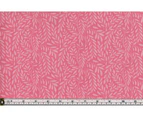 Liberty Fabrics English Garden 5607X Leaf Trail Coral 110cm Wide Per Metre - Coral