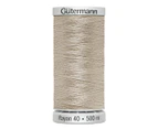 Gutermann Rayon 40 #1082 ECRU (CHAMPAGNE), 500m Machine Embroidery Thread