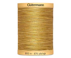 Gutermann Cotton Thread, 800m (876yds) #9938 Variegated Coffee Cream - Variegated Coffee Cream