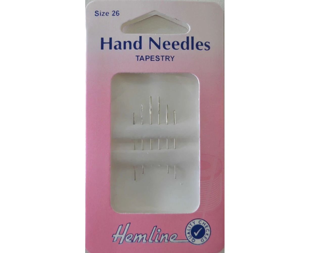 Hemline Tapestry Needles Size 26, Pack of 6