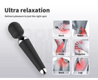 Urway Clitoral Stimulator Wand Vibrator Rechargeable Dildo Female Sex Toy Black