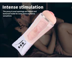 Urway Masturbation Cup Vibrating Masturbator Adult Automatic Male Sex Toys - White