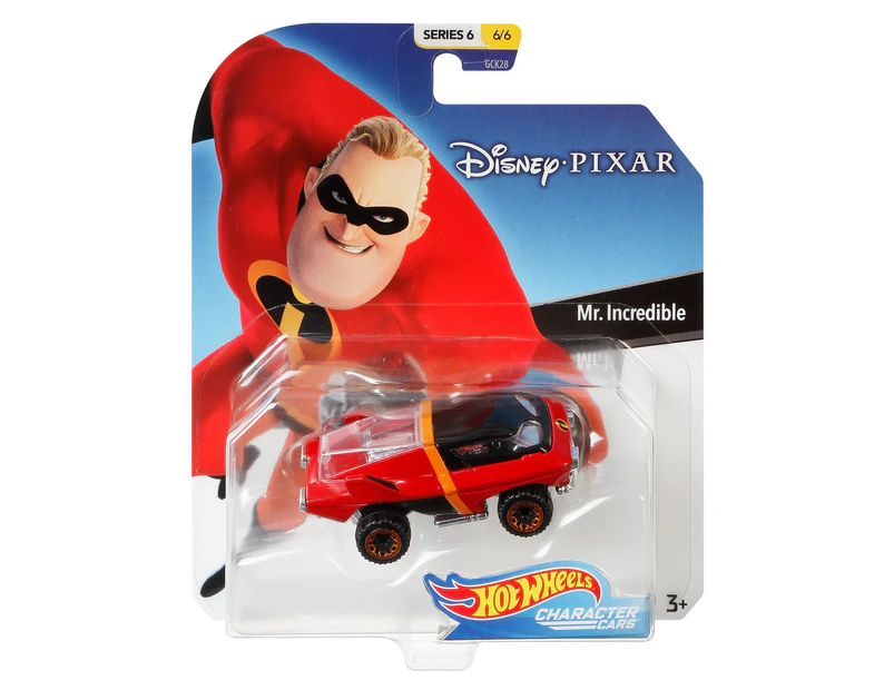 Hot Wheels Disney Pixar Mr Incredible Character Cars Series 6