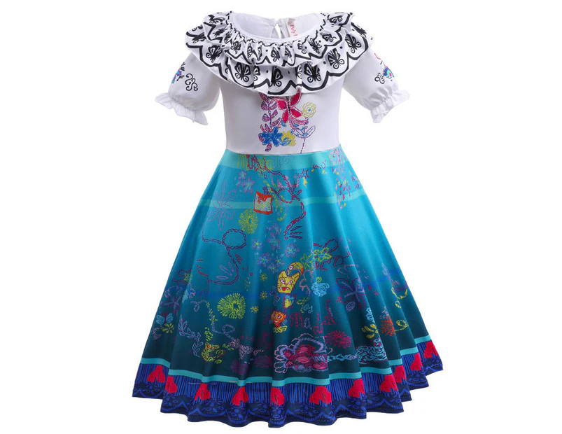 Encanto Mirabel Dress Costume For Girls Isabela Dress Up Princess Halloween  Costume Cosplay