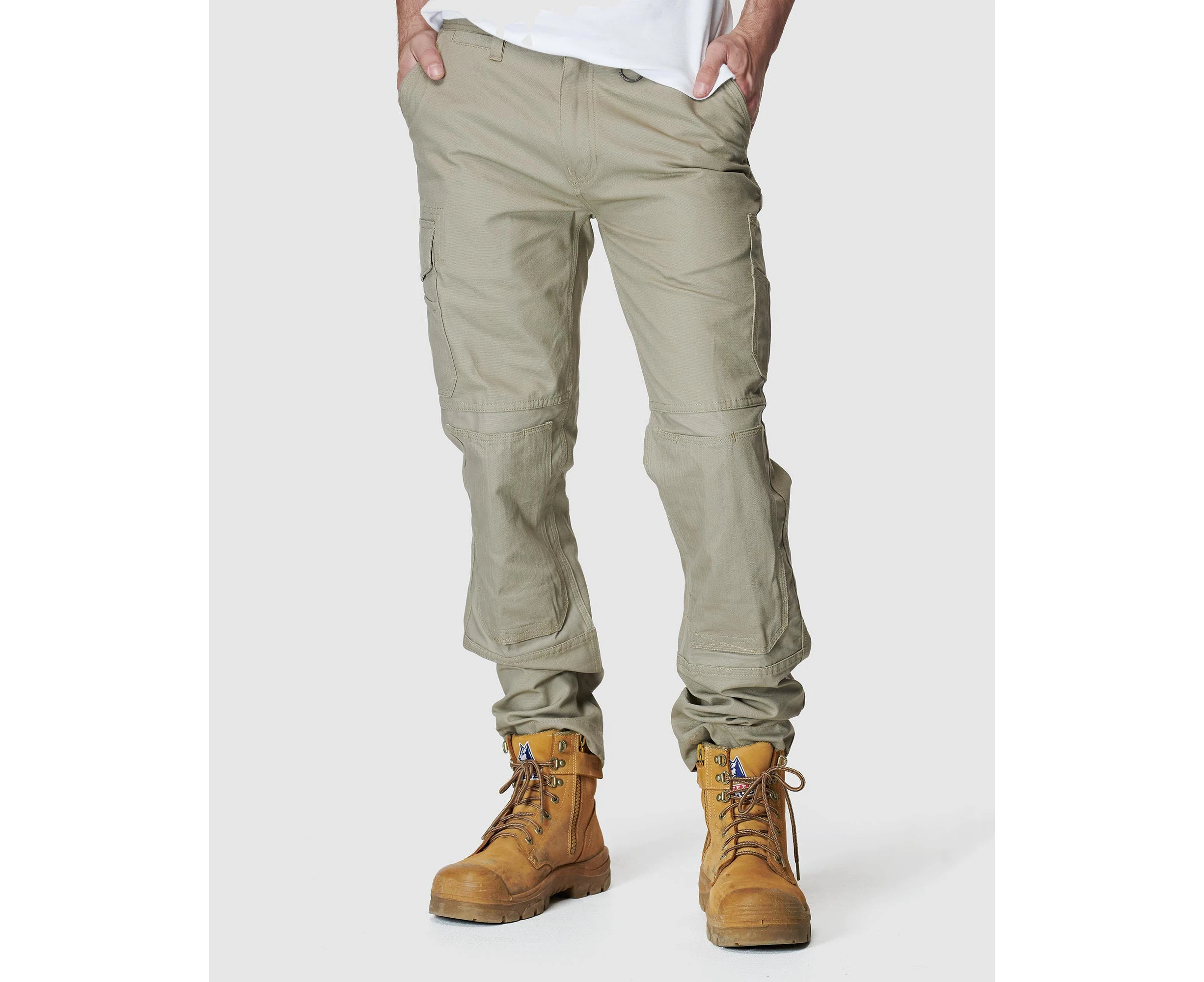 Elwood Workwear Men's Utility Pants - Stone