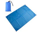 Mini Folding Beach Mat-Blue-2*2.1Picnic Mat Lightweight Waterproof Floor Mat Mini Folding Beach Mat Outdoor Camping Moistureproof