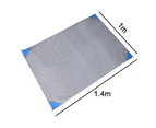 Foldable Picnic Mat-Grey Blue Corner-1*1.4Outdoor camping mat waterproof and convenient foldable picnic mat lawn moisture-gray