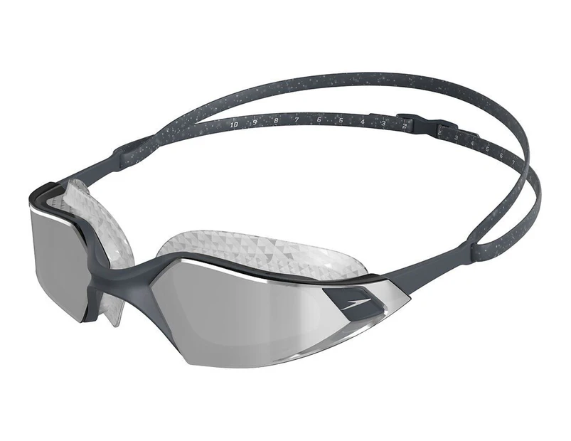Speedo Adult Aquapulse Pro Mirrored Goggles - Grey/Silver/Chrome
