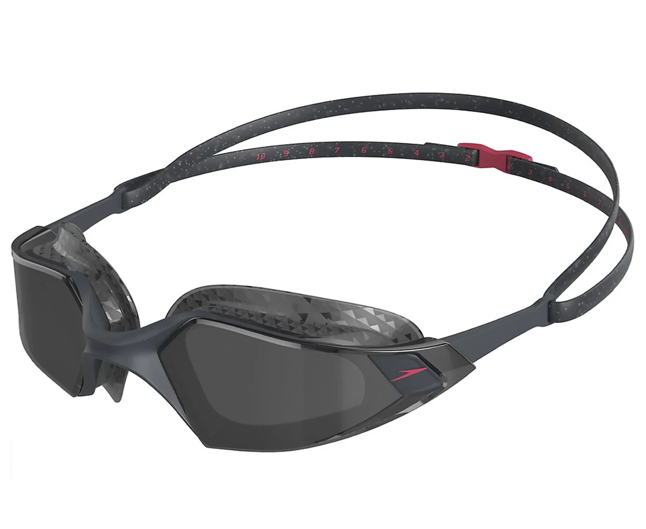 Speedo Adult Aquapulse Pro Goggles - Grey/Red