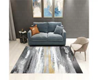 Modern Area Rug Carpet, Geometric Area Rugs Floor Carpet for Living Room, Contemporary Bedroom Tile Trellis Floorcover Indoor Carpet （100 x 200cm, FG-2243）