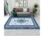 Modern Area Rug Carpet, Geometric Area Rugs Floor Carpet for Living Room, Contemporary Bedroom Tile Trellis Floorcover Indoor Carpet （100 x 200cm, FG-2332）