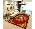 Modern Area Rug Carpet, Geometric Area Rugs Floor Carpet for Living Room, Contemporary Bedroom Tile Trellis Floorcover Indoor Carpet （100 x 200cm, FG-2341）