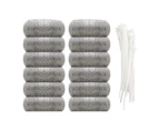 12Pcs Debris Collection Net Multipurpose Stainless Steel Fine Mesh Washing Machine Lint Traps for Bathroom