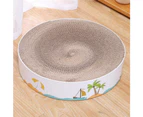 Cat Scratching Post, Round Corrugated Paper Cat Scratching Post, Multifunction High Density Cat Scratcher Recyclable