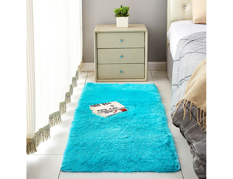 Soft Indoor Modern Area Rugs Shaggy Fluffy Carpets for Living Room and Bedroom Nursery Rugs Abstract Home Decor Rugs for Girls Kids 160 x 200CM TS-195