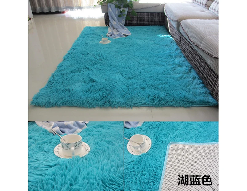 Soft Indoor Modern Area Rugs Shaggy Fluffy Carpets for Living Room and Bedroom Nursery Rugs Abstract Home Decor Rugs for Girls Kids 160 x 200CM TS-289